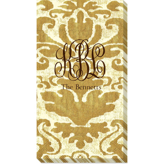 Palazzo Ivory Design Your Own Caspari Guest Towels